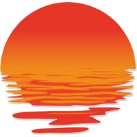 Sunset Car Stickers Vinyl Palm Tree Auto Decals Charm Side Window Cover Automobile Tuning Decor Accessories Styling