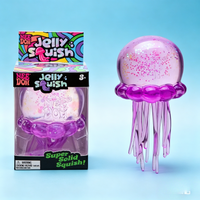Waterproof Jellyfish Squish Toy, Schylling Stress Relief Fidget, Perfect Beach & Home Water Play Toy for Boys and Girls