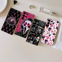 Ghost Face Art Scream Phone Case For Samsung S 24 Fe 25 Ultra Plus 20 Lite 21 30 22 23 24 22 Ultra 5G Fundas
