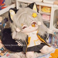New 20cm Honkai: Star Rail Trailblazer Stelle/Caelus Cotton Plush Cosplay Stuffed Plush Cute Figure Puppet Prop Birthday Gifts