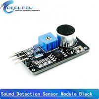Microphone Voice Sound Sensor Detection Module Sound Detection Sensor Module Sound Sensor KY-038 KY-037 Black Blue Red Board