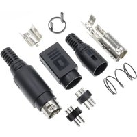 New High Quality 3Pin/4Pin Kycon Power DIN Plug For TFT LCD Flatscreen TV 12/24V DC Supply Adapter Connector
