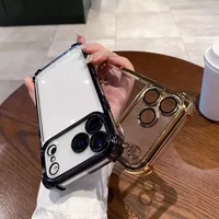 Shockproof Lens Electroplating Case For Huawei Honor 600 400 Lite Pro X9A X9B X8C X8B X8A X7A X6C X6A X5B X5c 5G Clear Casing