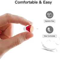Mini 8-Channel Digital Hearing Aids, Tinnitus Masking Sound Amplifiers, Wireless Ear Aid for Deafness and Elderly Audifonos D30
