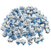 Universal 3 Pin Mechanical Keyboard Switches 20-100Pcs Hot-Swappable Blue Red Brown Cross Stem for Most Mechanical Keyboards
