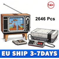 2646 elementów Klocki Konstrukcyjne Super NES TV Game Model Konsoli Moc Modułowe Klocki Figurki Akcji Zabawka Edukacyjna dla Dzieci