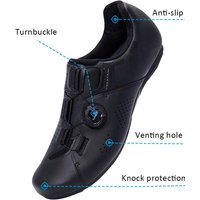 AliExpress Santic Non-Locking Cycling Shoes Men Outdoor Riding Sports Shoes Unisex Adjustable Casual Road Flat Sneakers Comfort Anti-slip