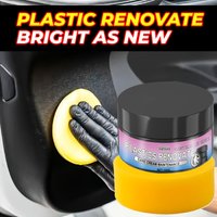Car Plastic Restorer Restores Black Shine Car Cleaning Products Plastic Leather Repair Paste Car Polishing and Restoration Coating Renovator