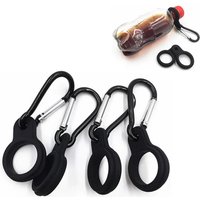 4-24Pcs Water Bottle Carrier Clip Small Handy Scratch Resistant Hook Buckle For Travel Climbing Exploring Walking Outdoor