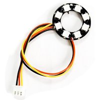 8 Bit WS2812 RGB Light Ring Development Board 5050 Smart Full-Colour RGB LED Learning Module DC4-7V