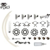 Rc Car F5/RF5 Four Wheel Hydraulic Disc Brake Set Fit 1/5 ROVAN ROFUN RF5 F5 MCD XS5 Parts