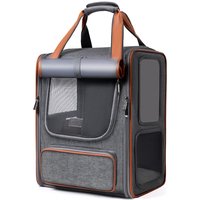 Pet Cat Carrier Bag Outdoor Travel Backpacks for Cats Small Dogs Breathable Cat Carrying Bag Suitable for Pets Within 10kg