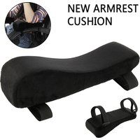Office Chair Armrest Pads Black Curved Armrest Cushion Soft Elbow Pillow Universal Gaming Chair Wheelchair Armrest Elbow Cushion