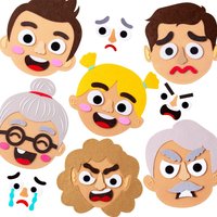 Montessori Social Emotional Learning Toys for Kids Make Faces and Five Sense Organs DIY Assembling Puzzle