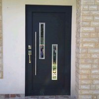 Premium Aluminum Frame Exterior Door with Luxury Design Suitable for Residential High-strength Sound-insulation Entrance Door