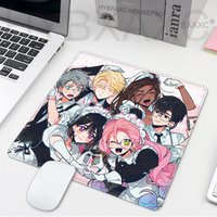 Alien Stage Mousepad Small Office Computer Desk Mat Table Keyboard Mouse Pad Laptop Cushion Non-slip Deskpad Home Decor