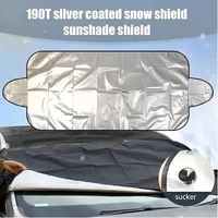 1PC Car Exterior Protection Snow Blocked Car Covers Snow Ice Protector Visor Sun Shade Front Rear Windshield Cover Block Shields