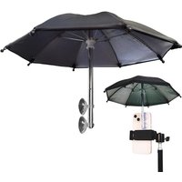Suction Cup Phone Umbrella Anti-Glare Mobile Phone Parasol Sun Shade Cover Car Navigation Shade Visor for iPhone for Samsung