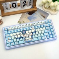 138 Keys Cinnamoroll PBT Keycaps Cherry Side Print Translucent Dye-Sub MX Set for 61/64/68/87/96/104/108