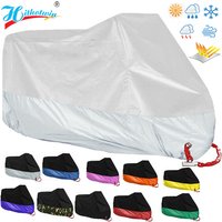 Neue Motorrad Abdeckung Fahrrad Alle Saison Wasserdicht Staubdicht UV Schutz Outdoor Moto Roller Motorrad Regen Abdeckung M-4XL