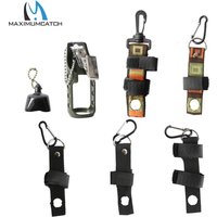 MAXCATCH Fly Fishing Floatant Bottle Holder Ultralight Aluminum Cloth Bottle Clip Fly Fishing Tool Accessory