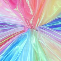 Fluorescent Holographic Gauze Fabric – Colorful, Shiny, Transparent Voile for Stage Costumes, Wedding Decor & DIY Crafts