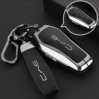 Zinc Alloy Car Key Case Cover for BYD Seal U DMI Song Plus Atto 3 Han EV Tang Qin Dolphin Durable Second Song Pro Accesssories