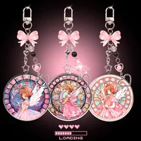 A 14cm CardCaptor Sakura Acrylic Periphery Pendant KINOMOTO SAKURA Student Backpack Pendant Anime Periphery Decoration Girl Gift
