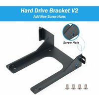 2.5IN Hard Drive Bracket With Screws For SATA Network Adapter 3D Printed Stand Holder HDD Bracket SSD Stand For Fat Game Console