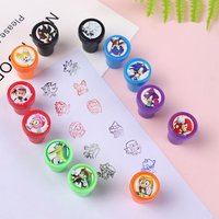 12pcs/set Sonic Seal Anime Figure Peripherals Cute Children Cartoon Seal Toys Multiple Patterns Boys Girls Birthday Gifts
