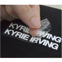 10 SZTUK Personalizowane Markowe Silikonowe 3D Jednokolorowe Termotransfery HTV z Wypukłym Logo, Etykieta na Ubrania, Naklejka na Koszulkę