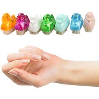 Animal Nail Brush Nail Art Manicure Pedicure Soft Remove Dust Plastic Cleaning Nail Brushes File Collar Brush Tools Set Salon