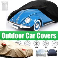 Waterproof Car Cover for Volkswagen Beetle 1960-1980 All Weather Car Covers Door for Snow Rain Dust Hail Protection