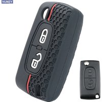 2 Button Car Remote Key Case Cover Shell For Peugeot 406 407 408 807 206 207 307 Partner Citroen C3 C2