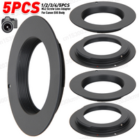 1-5PCS M42 Screw Lens Adapter Universal Lens Mount Adapter Camera Mount Adapter Rings for Canon EOS EF EF-S Camera