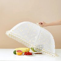 1pc Household Foldable Cookout Anti Flies Meal Cover Anti Mosquito Food Protector Fruit Cover Kitchen Helper Food Cover