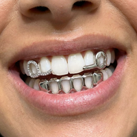 Hollow-Out Hip-Hop Style Teeth Accessories - Teeth Girllz. Suitable For Both Men And Women. Ldeal Gift For Festivals And Parties