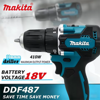 Original Makita-Ersatzteile. Ddf487 Akku-Bohrschrauber Bürstenloser Elektrischer Schlagschrauber Wiederaufladbares Elektrowerkzeug 18V