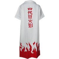 Brdwn Unisex 4th Generation Yondaime Hokage Namikaze Minato Cosplay Costume Cloak Cap Trench