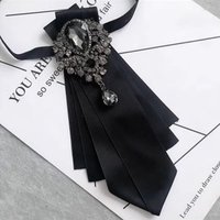 Men's Women's Tie Suit Formal High-end Fashion Jacket Collar Flower School Uniform Bow Adjustable Design