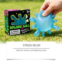 Splash Shaped Slow Rebound Squishy Stress Ball Cute Mini Soft Non-sticky Portable Healing Decompression Toy