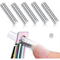 10/50PCS Magnetic Nail Tool Set for Stainless Steel Nail Clippers and Cat-Eye Nail Art Suitable for Home and Nail Salon Use