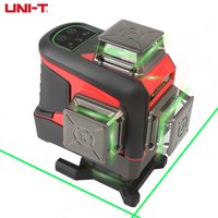 UNI-T LM576LD-e self leveling green laser level, 12/16 line green horizontal and vertical green beam laser tool cross line level