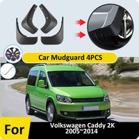 For Volkswagen VW Caddy 2K 2005~2014 2007 2010 2012 Car Mudflaps Splash Mud Flaps Front Rear Wheel Fender Flare Parts Accessorie