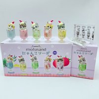 In Stock New Mofusand Cat Pudding Cold Drink Pendant Mini Figures Blind Box Anime Figures Ornaments Dolls Birthda Xmas Gifts Toy