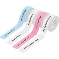 2PCS Continuous Label Tape 15mmx7m Self-adhesive Sticker Thermal Paper Compatible for Marklife P12 P15 D30 Q30 Label Printer