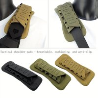 Outdoor Tactical Shoulder Pad Breathable Cushioning Anti-slip Padding Laser-cut Backpack Shock Absorption