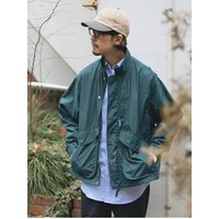 Waterproof Nylon Double Layer Jacket Unisex Loose Fit Long Sleeve Stand Collar Regular Length Outerwear for Youth Autumn Season image 4