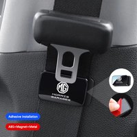 Magnetic Seat Belt Clip Stabilizer For MG ZS MG4 EV MG5 MG HS MG3 MG6 Car Seatbelt Buckle Holder Fastener Accessory