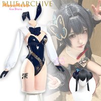 Kisaki Blue Archive Guofeng Cheongsam Rabbit Girl Cosplay Costume Full Set Party Uniform Hallowen Play Role Clothes Clothing